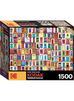 Cra-Z-Art Kodak 1500 Pieces Puzzle Collage Of Ancient Colorful Doors From Around The World Multicolor Ca 8905Aa 429283  - Image 1