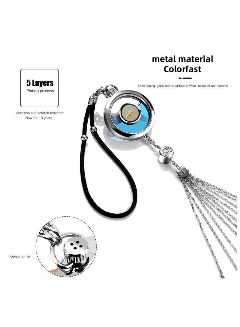 Chevrolet Premium Car Hanging Chevrolet Pendant Stylish Stainless Steel with Sparkling Crystal Detail 1pcs - Image 5