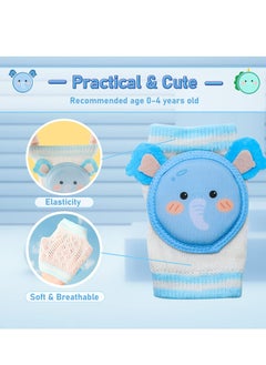 Oasisgalore 2 Pairs Breathable Baby Knee Pads with Sponge Pad, Anti-Slip for Crawling, Unisex Infant Toddler Leg Warmers  - Image 3
