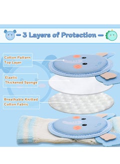 Oasisgalore 2 Pairs Breathable Baby Knee Pads with Sponge Pad, Anti-Slip for Crawling, Unisex Infant Toddler Leg Warmers  - Image 5