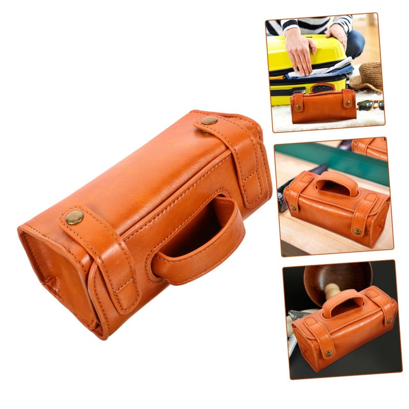 Large Capacity Pu Shaver Bag For Men Travel Toiletry Kit With Multiple Compartments - Image 5