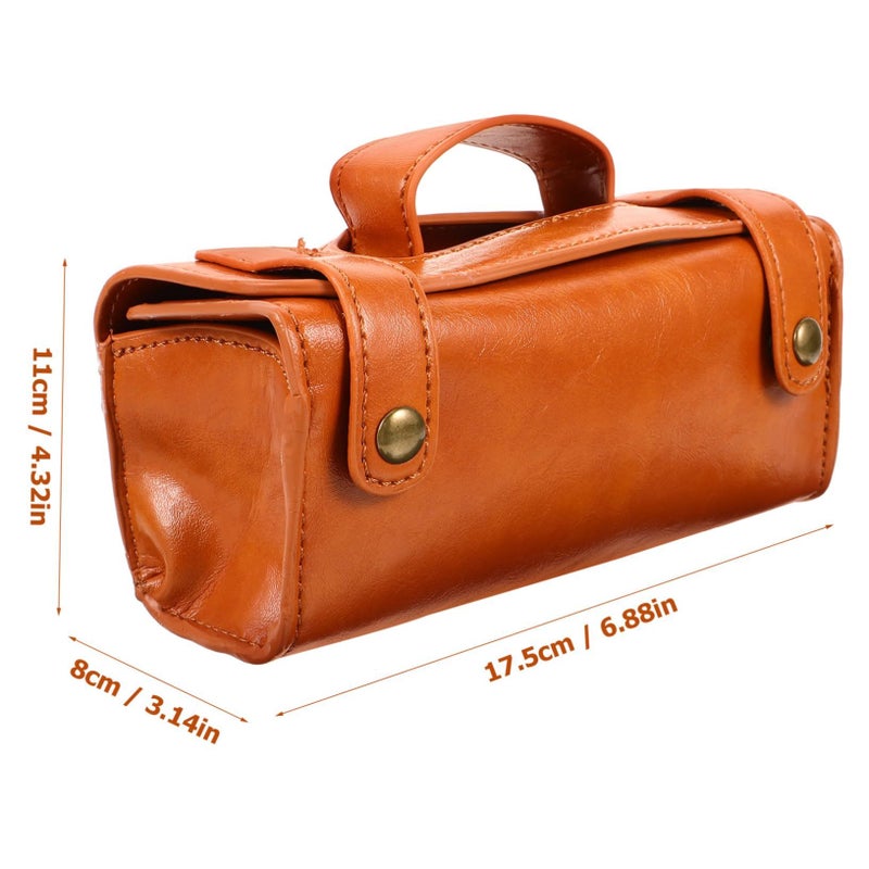 Large Capacity Pu Shaver Bag For Men Travel Toiletry Kit With Multiple Compartments - Image 3