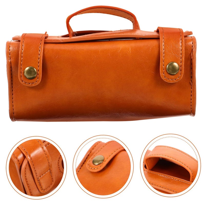 Large Capacity Pu Shaver Bag For Men Travel Toiletry Kit With Multiple Compartments - Image 4