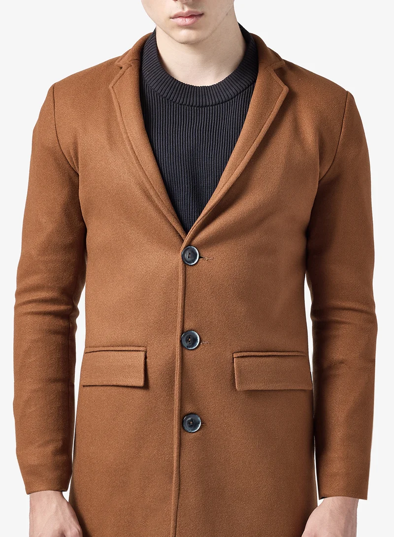 Robert Wood Long Overcoat