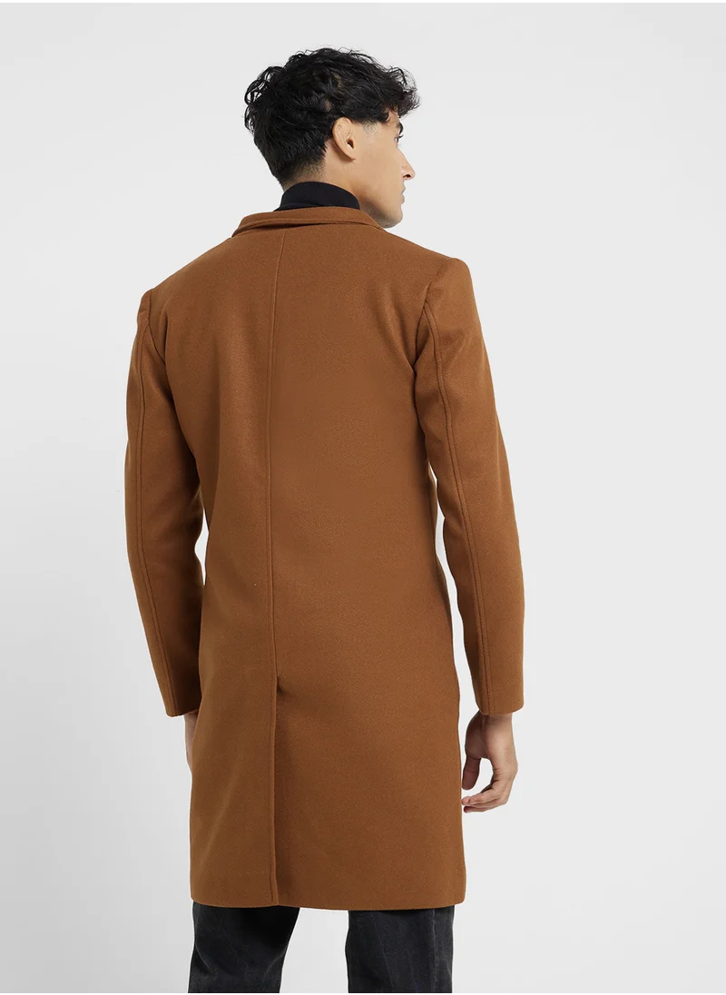 Robert Wood Long Overcoat