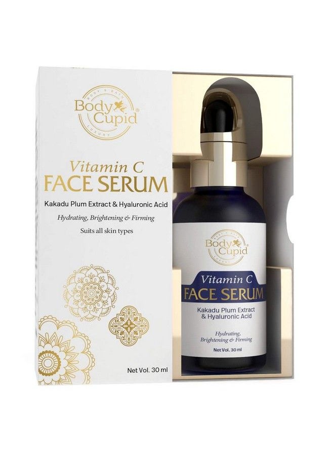 BODY CUPID Vitamin C Face Serum With Hyaluronic Acid Hydrates Brightens & Firms Up Skin 30Ml  - Image 2