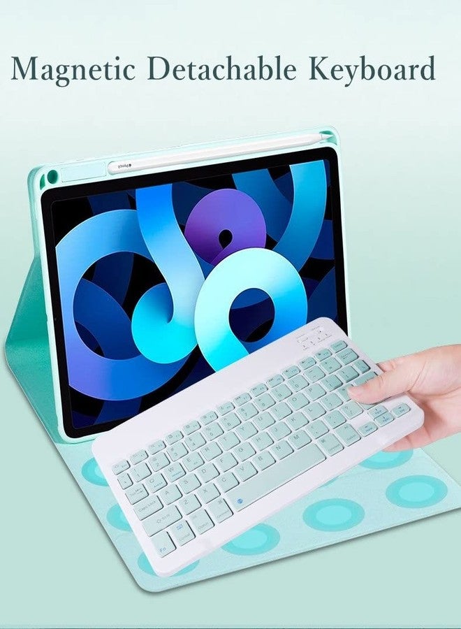 kaitesi Keyboard Case Mouse for iPad A16 (11th Gen,11")/ iPad 10th Generation 2022 10.9" Case with Magnetically Detachable Color Keyboard and Mouse Folio Cover (Dark Pink) - Image 3