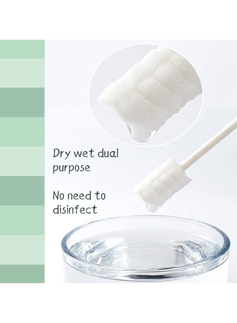 بيبي لاند 42 قطعة فرشاة أسنان للأطفال ، منظف لسان حديثي الولادة أو للأطفال ، شاش تنظيف لثة الطفل للاستعمال مرة واحدة ، عناية بتنظيف الفم ، مناسبة للأطفال من سن 0 إلى 36 شهرًا - Image 5