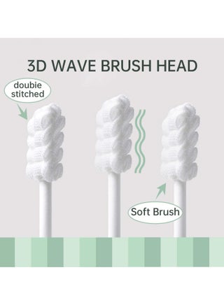 42 قطعة فرشاة أسنان للأطفال ، منظف لسان حديثي الولادة أو للأطفال ، شاش تنظيف لثة الطفل للاستعمال مرة واحدة ، عناية بتنظيف الفم ، مناسبة للأطفال من سن 0 إلى 36 شهرًا - view 3