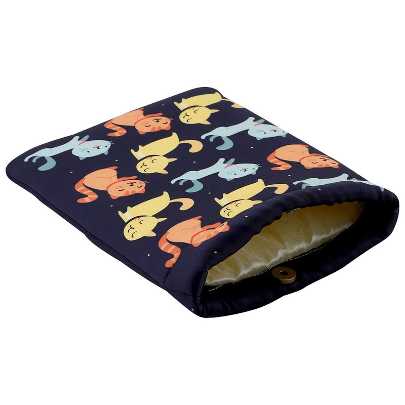 Books etc Fabric Cats Book Sleeve Multicolor - Image 3