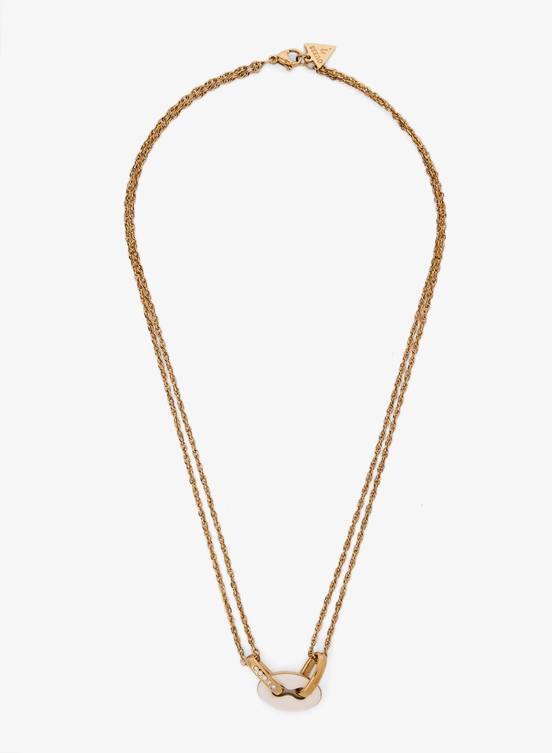 GUESS White Charm Necklace - Image 1