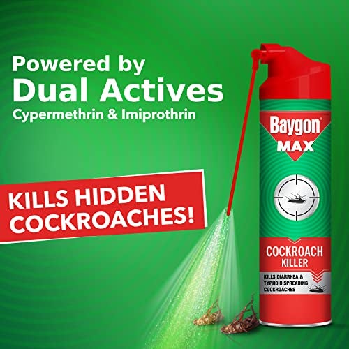 Baygon Cockroach Killer Spray, 625 Ml, Pack Of 1 - Image 4