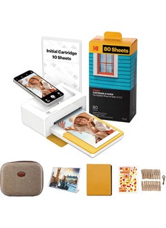 Kodak KODAK Dock Plus 4Pass Instant Photo Printer (4x6 inches) + 90 Sheets Gift Bundle  - Image 1