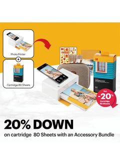 Kodak KODAK Dock Plus 4Pass Instant Photo Printer (4x6 inches) + 90 Sheets Gift Bundle  - Image 2
