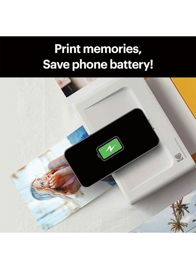 Kodak - KODAK Dock Plus 4Pass Instant Photo Printer (4x6 inches) + 90 Sheets Gift Bundle - Image 1