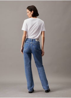 Calvin Klein Jeans Women's Monogram T-Shirt - Cotton, White  - Image 3