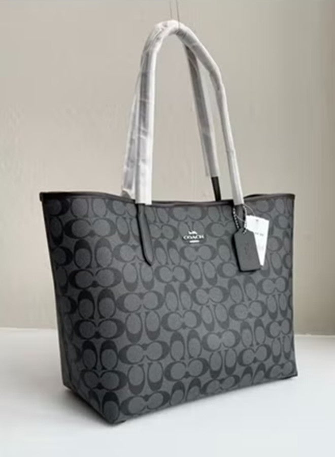 كوتش اوت ليت مدرب المدينة حقيبة يد السيدات أزياء متعددة الوظائف قدرة كبيرة الحجم حقيبة يد - Image 3