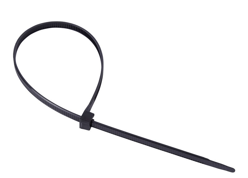 Gardner Bender 46-315UVB DoubleLock Cable Tie, 14 inch, 75 lb, Electrical Wire and Cord Management, Nylon Zip Tie, 100 Pk, Black - Image 3