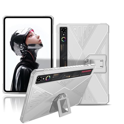 NOUKAJU Case for REDMAGIC Astra & Tablet 3 Pro Gaming Tablet 9.06in, Slim Fit, Drop-Resistant, Anti-Scratch, Folding Stand, White - Image 1