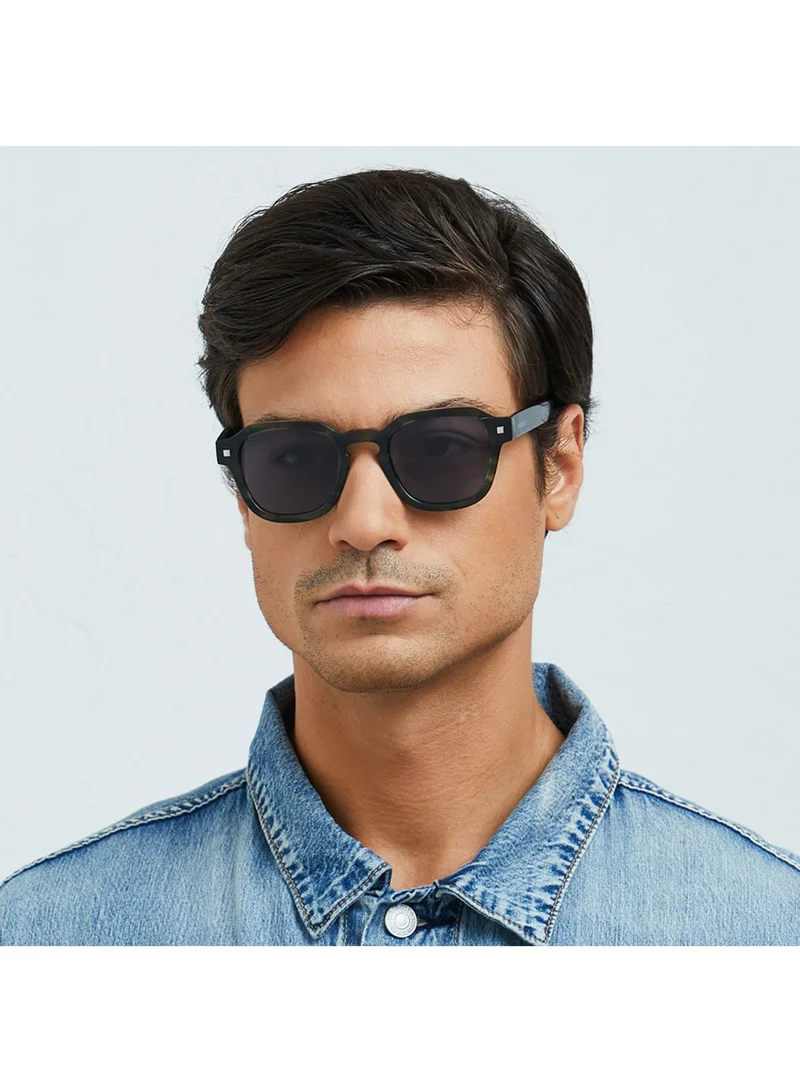 30Sundays 30Sundays HAMPTON Men's Sunglasses, Green/Blue