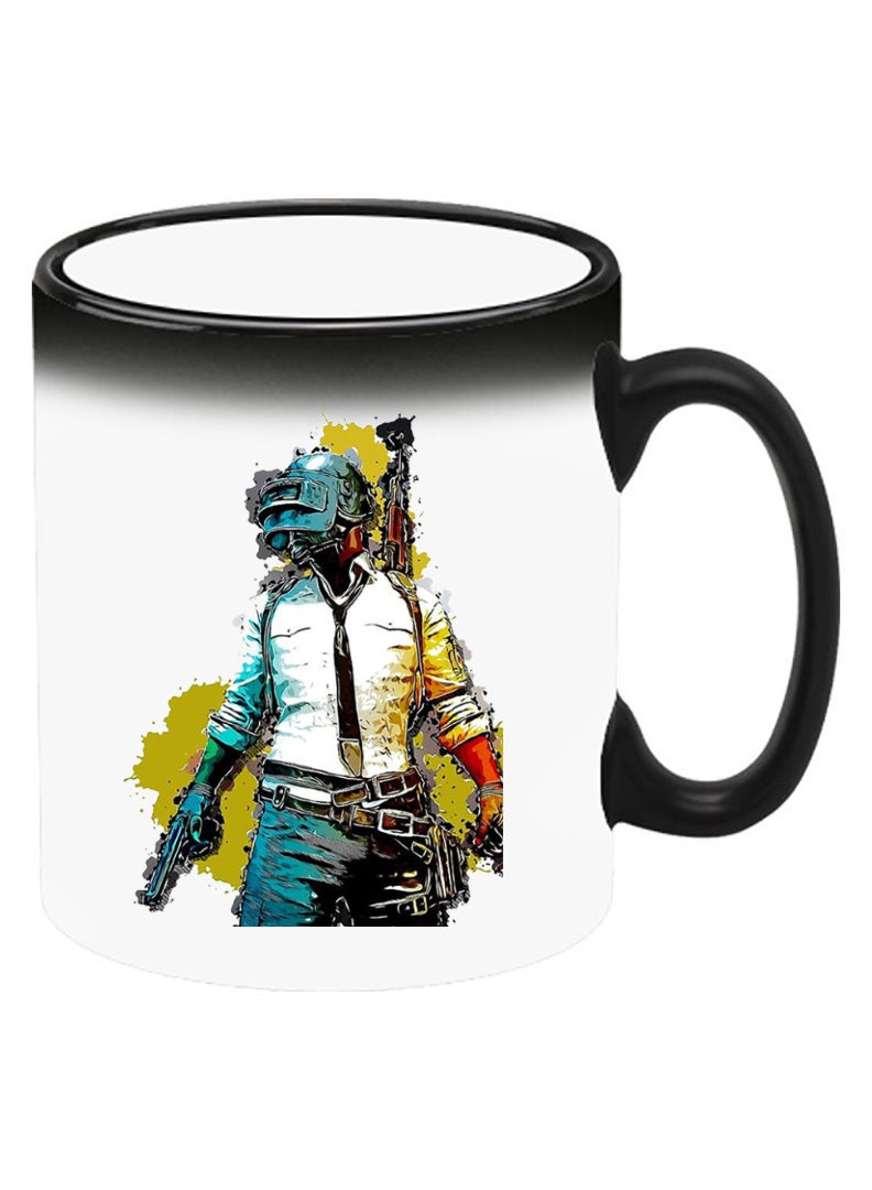 Theodor Color Changing Heat Sensitive Ceramic Mug, Image Revealed When HOT Liquid is Added! Pubg - Image 2