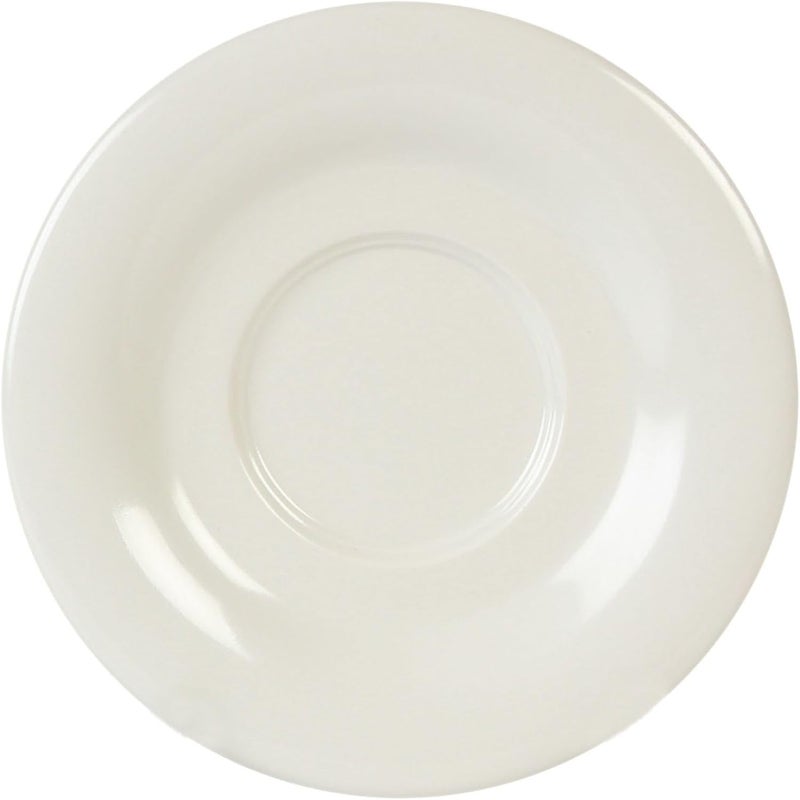 TrueCraftware TrueCraftware 512 Saucer Melamine Ivory Color Set of 12 for Bouillon CupSalad Bowl  Dishwasher Safe BreakResistant Appetizer Dessert Plates Coffee Cup Saucers Drinkware Home Cafe  - Image 4