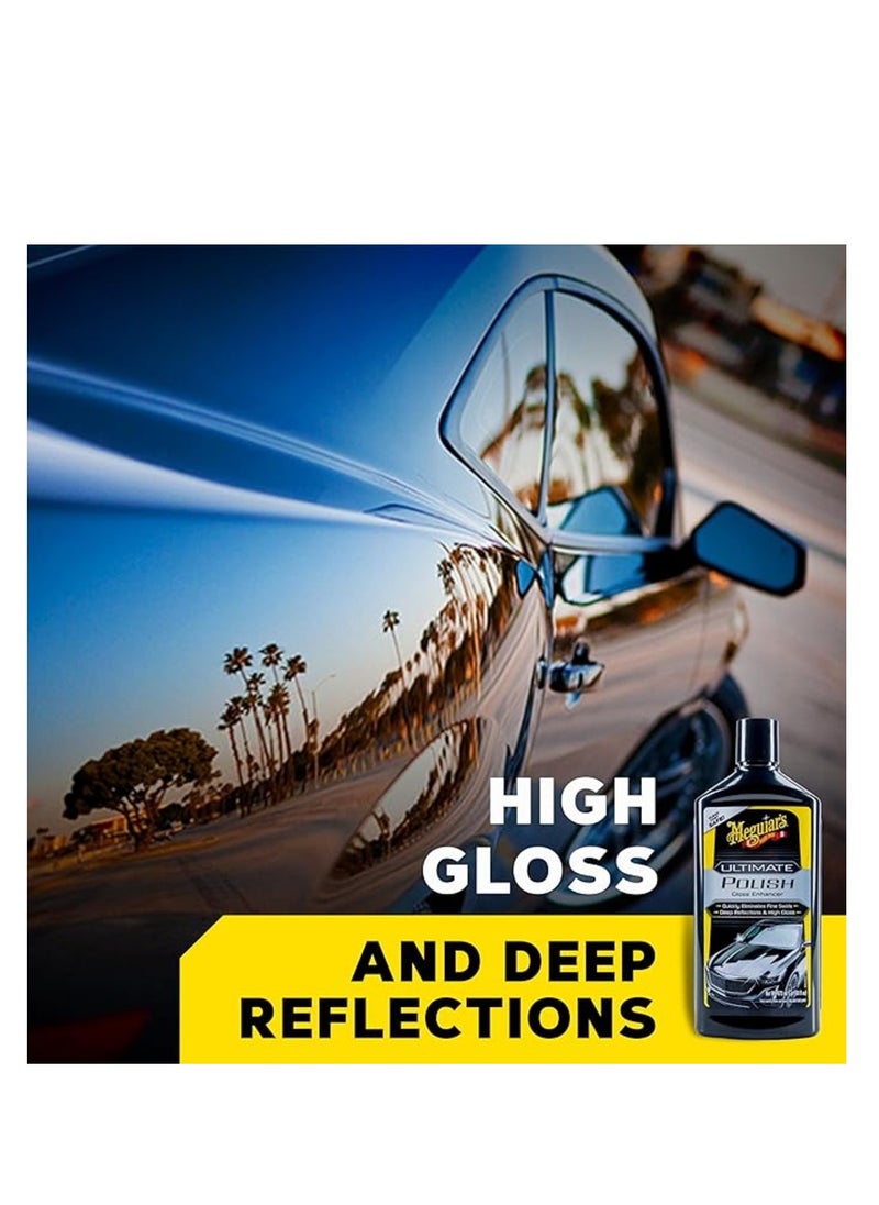 Meguiar's - Ultimate Car Polish Pre-Waxing Glaze 473ml. For deep reflections and maximum gloss - Image 1