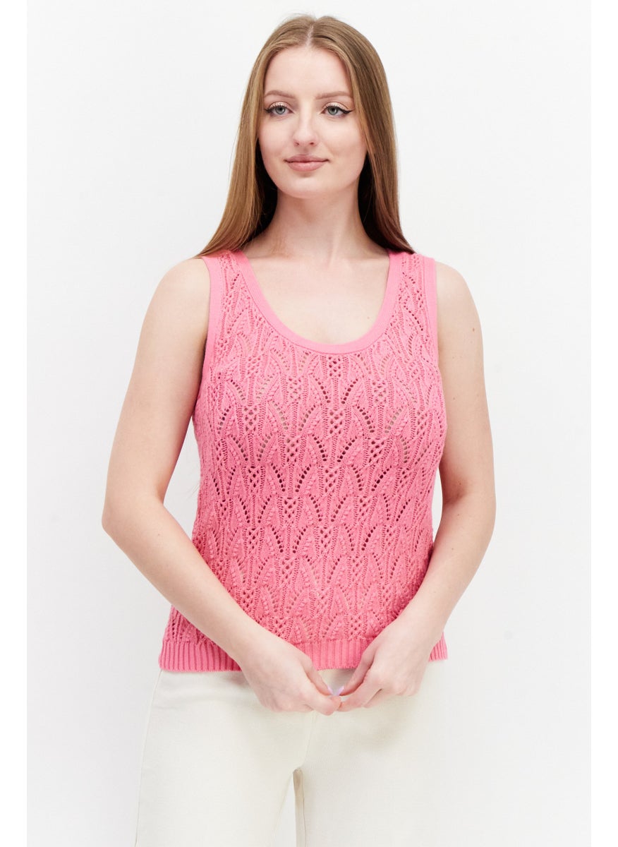 Women U Neck Sleeveless Knitted Sweaters, Pink - pzsku/Z30CB3CAA4ED578364D2DZ/45/_/1724350896/5ce97cac-0f9a-4740-a6a1-451b28627182