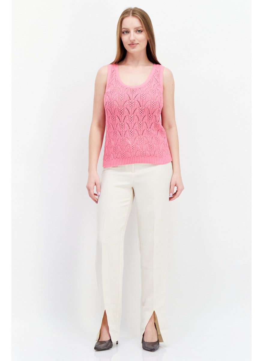 Women U Neck Sleeveless Knitted Sweaters, Pink - pzsku/Z30CB3CAA4ED578364D2DZ/45/_/1727100854/e38f7194-eee4-4d5f-8c7f-230f964fb8d9