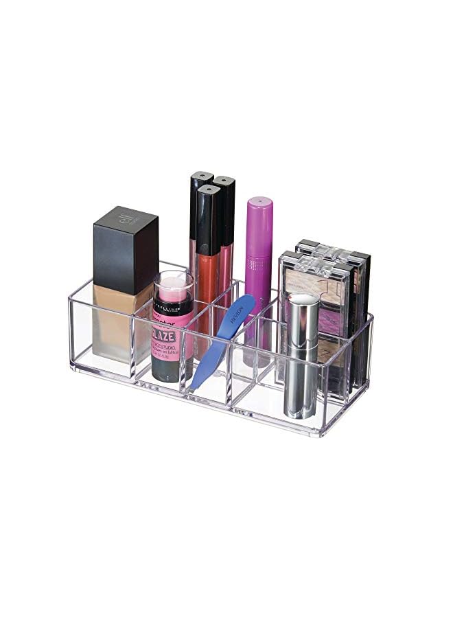 Raxoom 1547 Med+ Bathroom Vanity Divided Organizer, Medication And Bathroom Accessory Organization, 7.1" X 3.1" X 5.1", Clear - Image 4