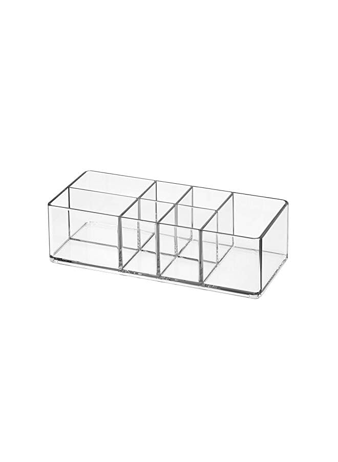 Raxoom 1547 Med+ Bathroom Vanity Divided Organizer, Medication And Bathroom Accessory Organization, 7.1" X 3.1" X 5.1", Clear - Image 5