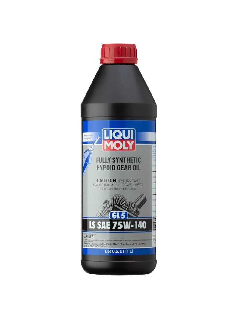 Liqui Moly 1L Fully Synthetic Hypoid Gear Oil (GL5) LS SAE 75W-140
