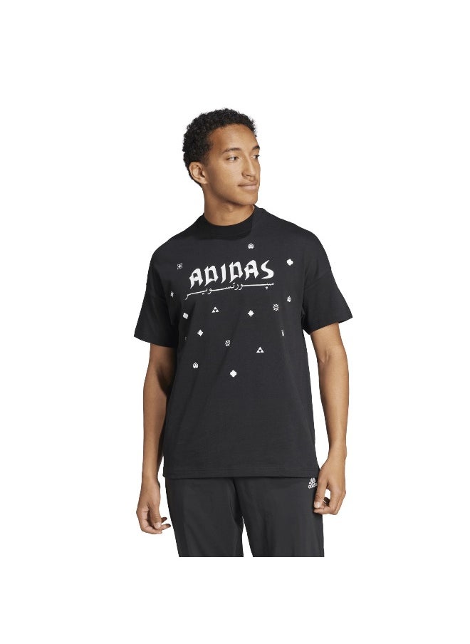 Adidas Adidas U Ksa Tee Black Training T-Shirts For Unisex Xs  - Image 3