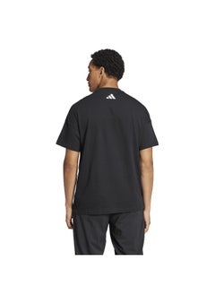 Adidas Adidas U Ksa Tee Black Training T-Shirts For Unisex Xs  - Image 5