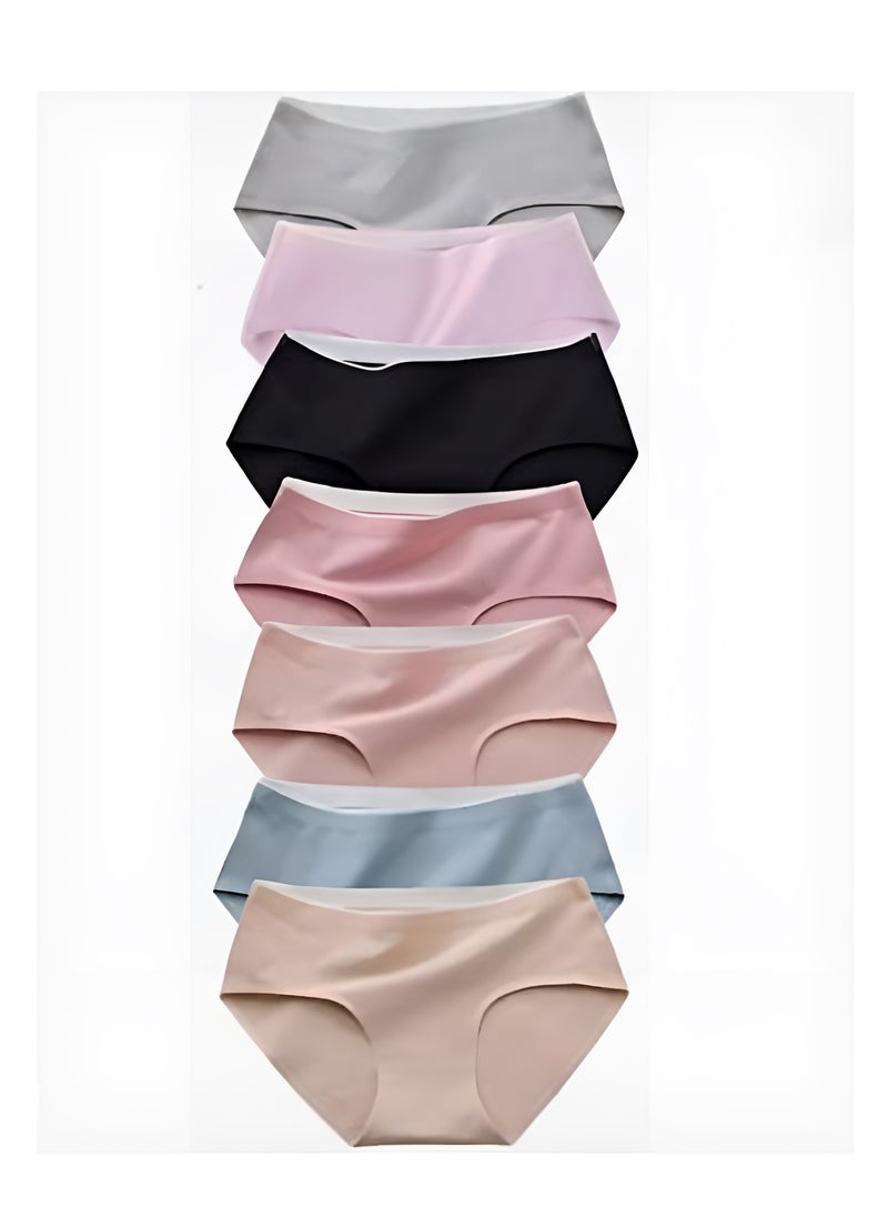 Generic - 7 Pieces Women Cotton Hipster Brief - Image 1
