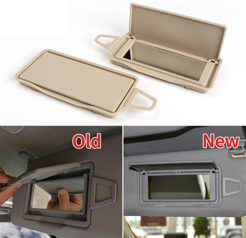 Wivplex Car Sun Shade Visor Makeup Mirror Cover for Mercedes - Image 4
