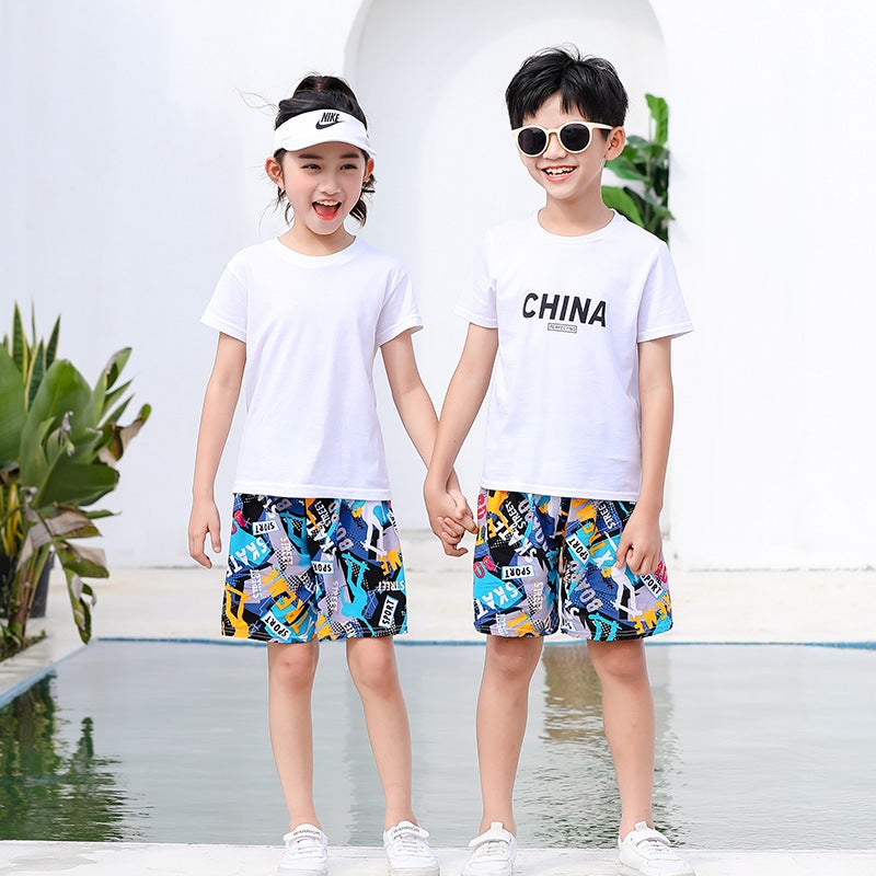 Boys' Shorts Children'S Beach Pants Summer Thin Size Children'S Clothing Fifth Pants Girls' Shorts Home Pajama Pants Fashion - Image 2