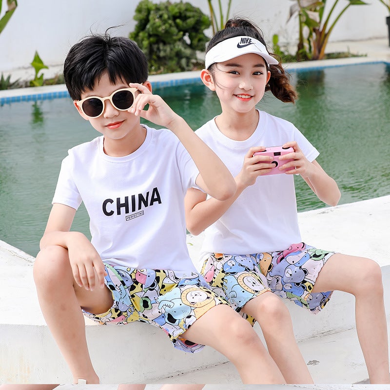 Boys' Shorts Children'S Beach Pants Summer Thin Size Children'S Clothing Fifth Pants Girls' Shorts Home Pajama Pants Fashion - Image 4