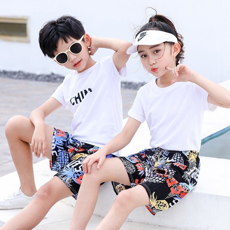 Boys' Shorts Children'S Beach Pants Summer Thin Size Children'S Clothing Fifth Pants Girls' Shorts Home Pajama Pants Fashion - Image 3