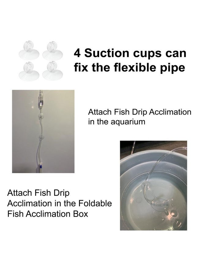 Generic - Fish Acclimation Kit with Foldable Fish Acclimation Box, Shrimp Acclimation for Saltwater and Freshwater Aquarium Acclimator, Fish Tank Drip Acclimation, Fish Drip Acclimation Betta Fish Breeding Box - Image 1