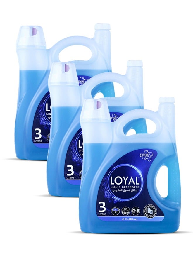 loyal Laundry Detergent Liquid 3x3L  - Image 1