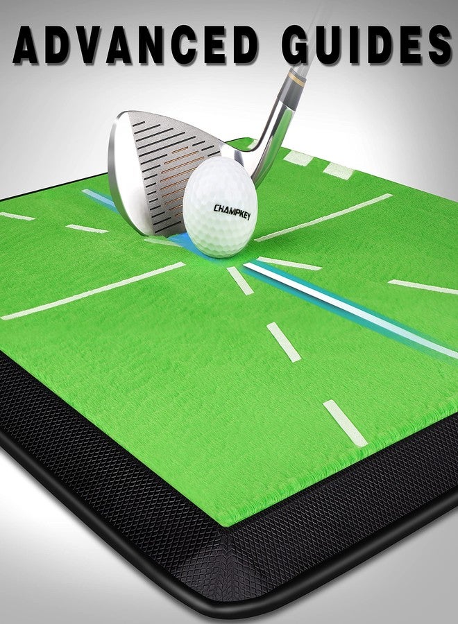 CHAMPKEY Heavy-Duty Golf Hitting Mat - Swing Path Feedback Golf Practice Mat - Ideal for Indoor and Outdoor Training - Image 4