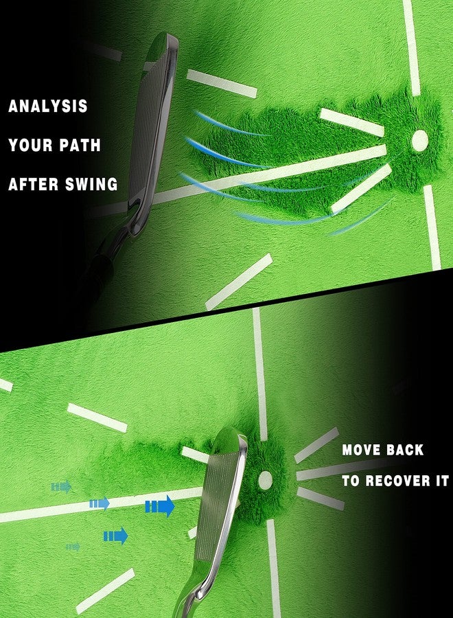 CHAMPKEY Heavy-Duty Golf Hitting Mat - Swing Path Feedback Golf Practice Mat - Ideal for Indoor and Outdoor Training - Image 3