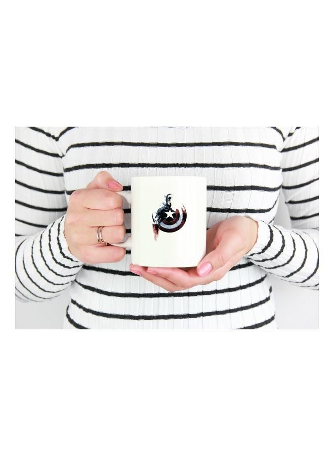 LIT Captain America Printed Ceramic Coffee Mug - Image 3