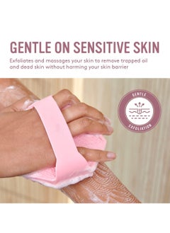 HaHaHai Antimicrobial Silicone Body Scrubber, Exfoliating Body Scrubber for Sensitive Skin, Eco Friendly Shower Scrubber for Body, Silicone Body Brush for Showering  - Image 3