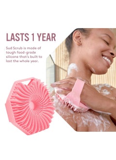 HaHaHai Antimicrobial Silicone Body Scrubber, Exfoliating Body Scrubber for Sensitive Skin, Eco Friendly Shower Scrubber for Body, Silicone Body Brush for Showering  - Image 4