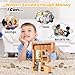 KMC Wooden Letter Piggy Bank Personalized Initial Piggy Bank for Kids Boys Clear Alphabet F Wood Money Box Unbreakable Coin Saving Jar Birthday for Children - Image 4