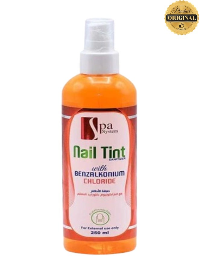 سبا سيستم صبغة أظافر بكلوريد البنزالكونيوم للاستخدام الخارجي فقط 250 مل