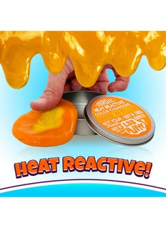 Ja-Ru Lab Putty Color Changing Toys W/Tin Slime Containers (2 Slime Pack) Heat Sensitive Sensory Putty Non Sticky Slime. Fidgets For Teens & Kids. Stress Relief Therapy Putty. Party Favors. 95762P  - Image 2