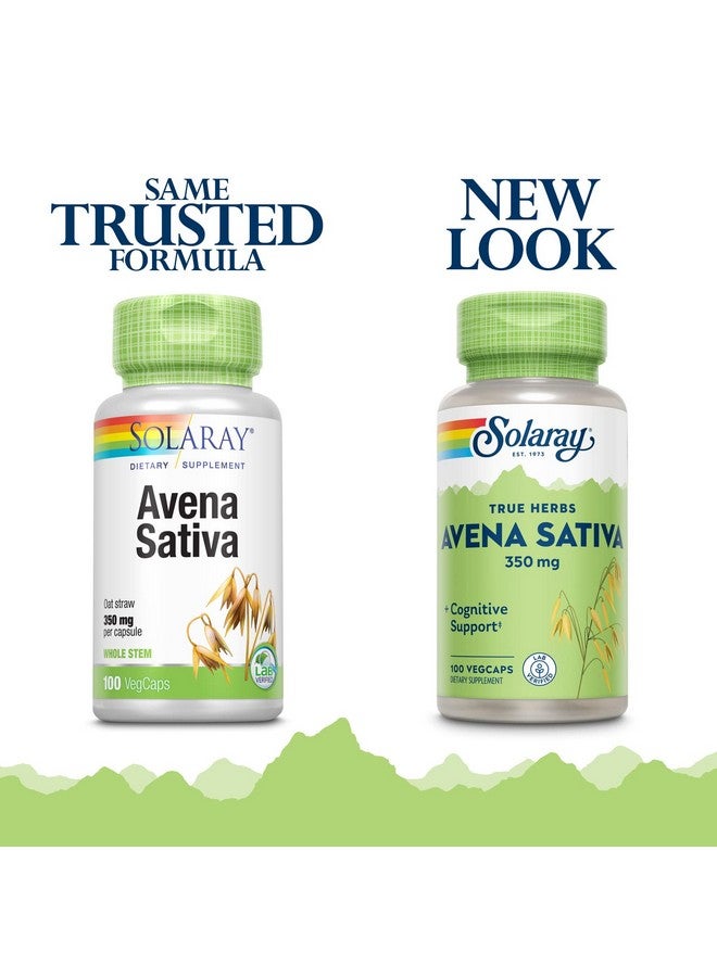 Solaray Avena Sativa - 100 - Capsule - Image 2